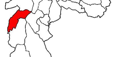 Карта супрефектур Campo лимпу-Сао Пауло