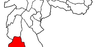 Карта супрефектур Parelheiros Сао Пауло