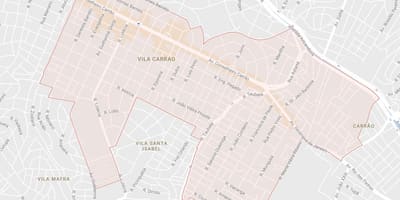 Карта на Сан Пауло разположение