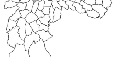Карта на района на Pinheiros