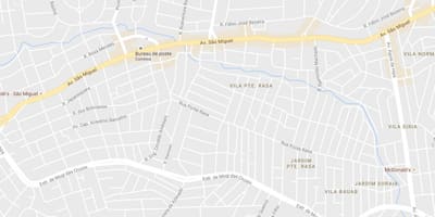 Карта Понте Раса Сао Пауло