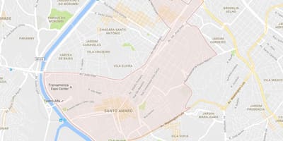 Карта На Санто-Амару Сао Паоло
