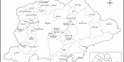 Карта на Сан Пауло девственици