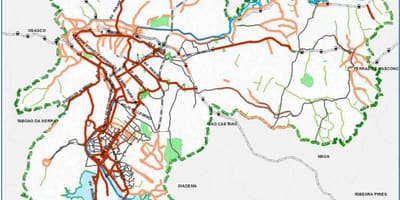 Карта на Сан Пауло велосипедна пътека