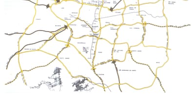 Карта на Сан Пауло експрес ленти