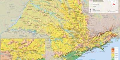 Карта на Сан Пауло транспорт