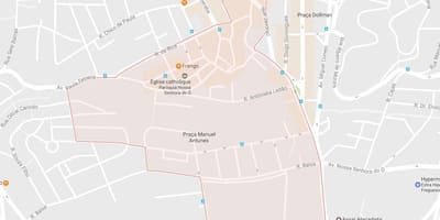 Карта Фрегезия направи Сао Пауло