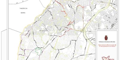 Карта на Campo Лимпу-Сао Паоло - пътища