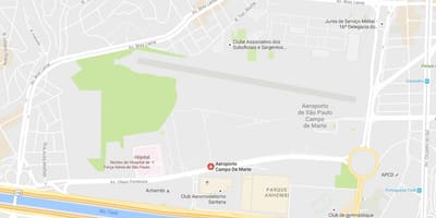 Карта на летище Кампо де мар