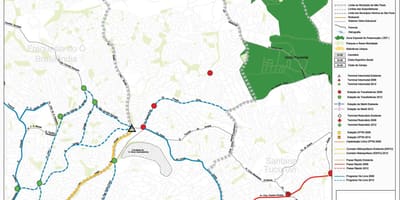 Карта на Casa Verde, Сан Пауло - обществен транспорт