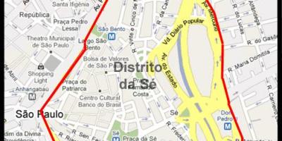 Карта сие-Сао Пауло