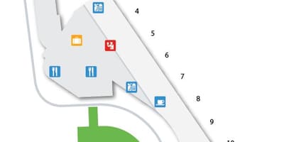 Карта на летище CSH