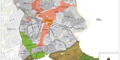 Карта Guaianases Сао Пауло - прихващане на земята