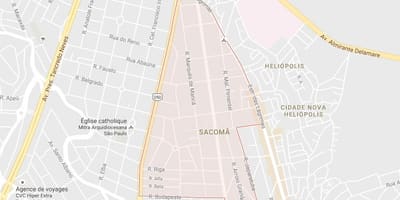 Карта На Сан Пауло Sacomã