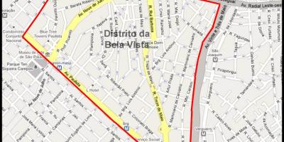 Карта На Бела Виста-Сао Пауло