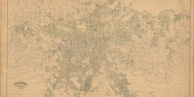 Карта бивш Сао Пауло - 1943