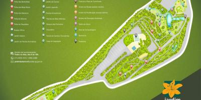 Карта на Ботаническата градина Жундиаи