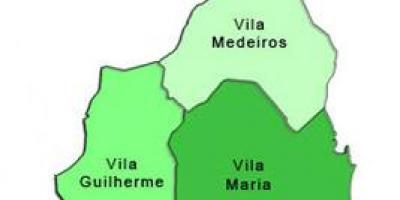 Карта на Вила Мария под-префектура