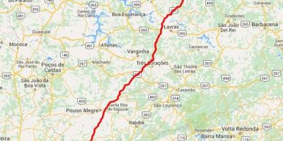 Карта на магистрала Фернан Диас - стаен. 381