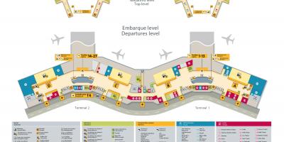 Карта на Международното летище guarulhos