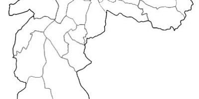 Карта на Сан Пауло Нордеште зона