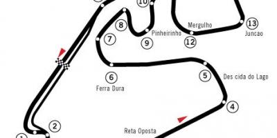Карта на пистата на име Хосе Карлос ПАСЕ