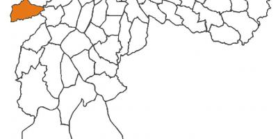 Карта Рапозо Tavares район