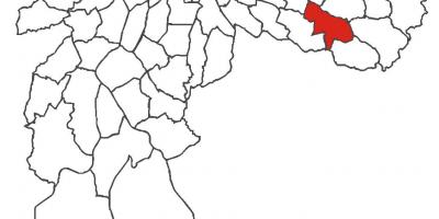 Карта на Сан Матеус район